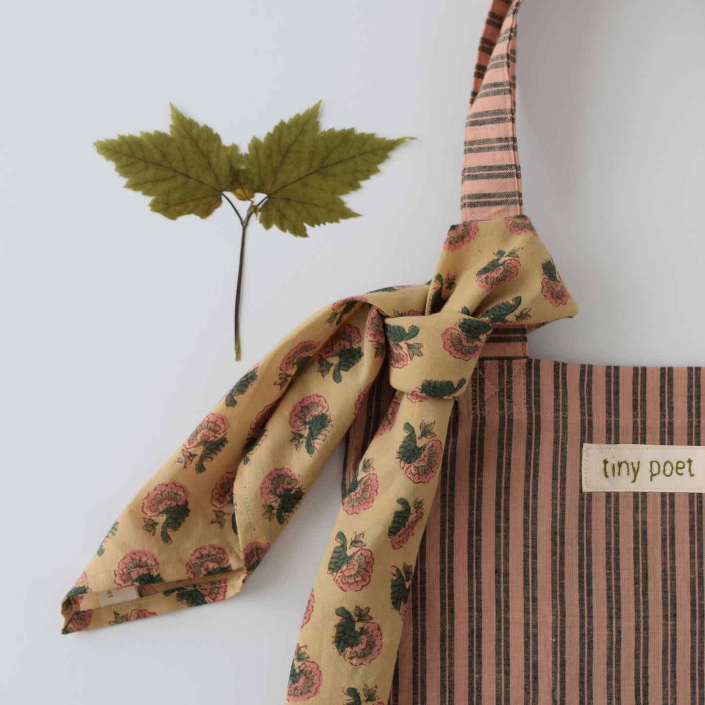 Tiny Poet Tote, Striped